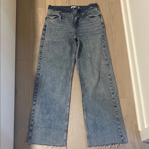 Zara Denim - Zara Wide Leg Blue Jeans